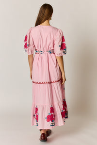 Ruby Ya Ya ALCARAZ Maxi Dress in Pink