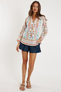 Ruby Ya Ya BISCAY Shirt in White