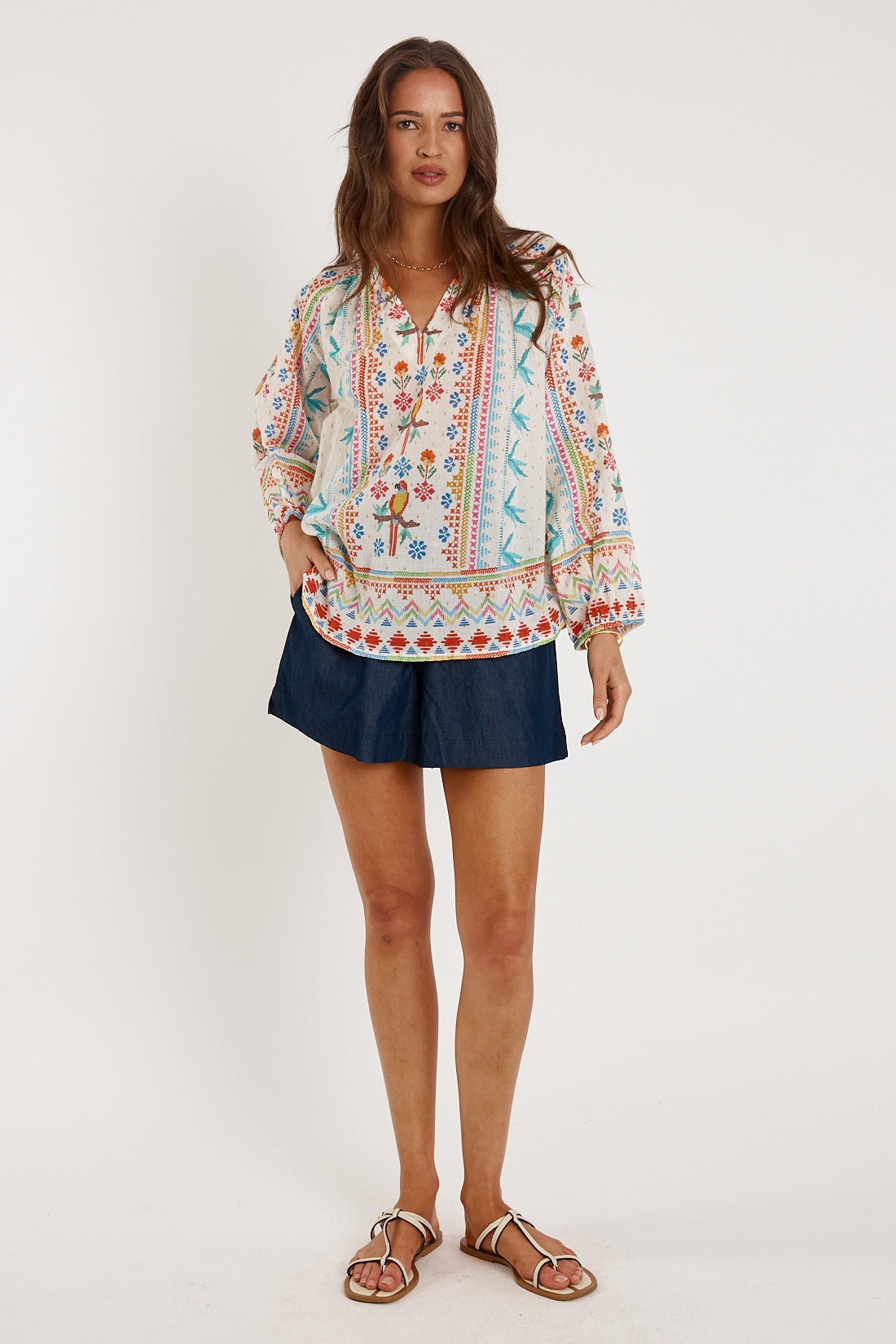 Ruby Ya Ya BISCAY Shirt in White