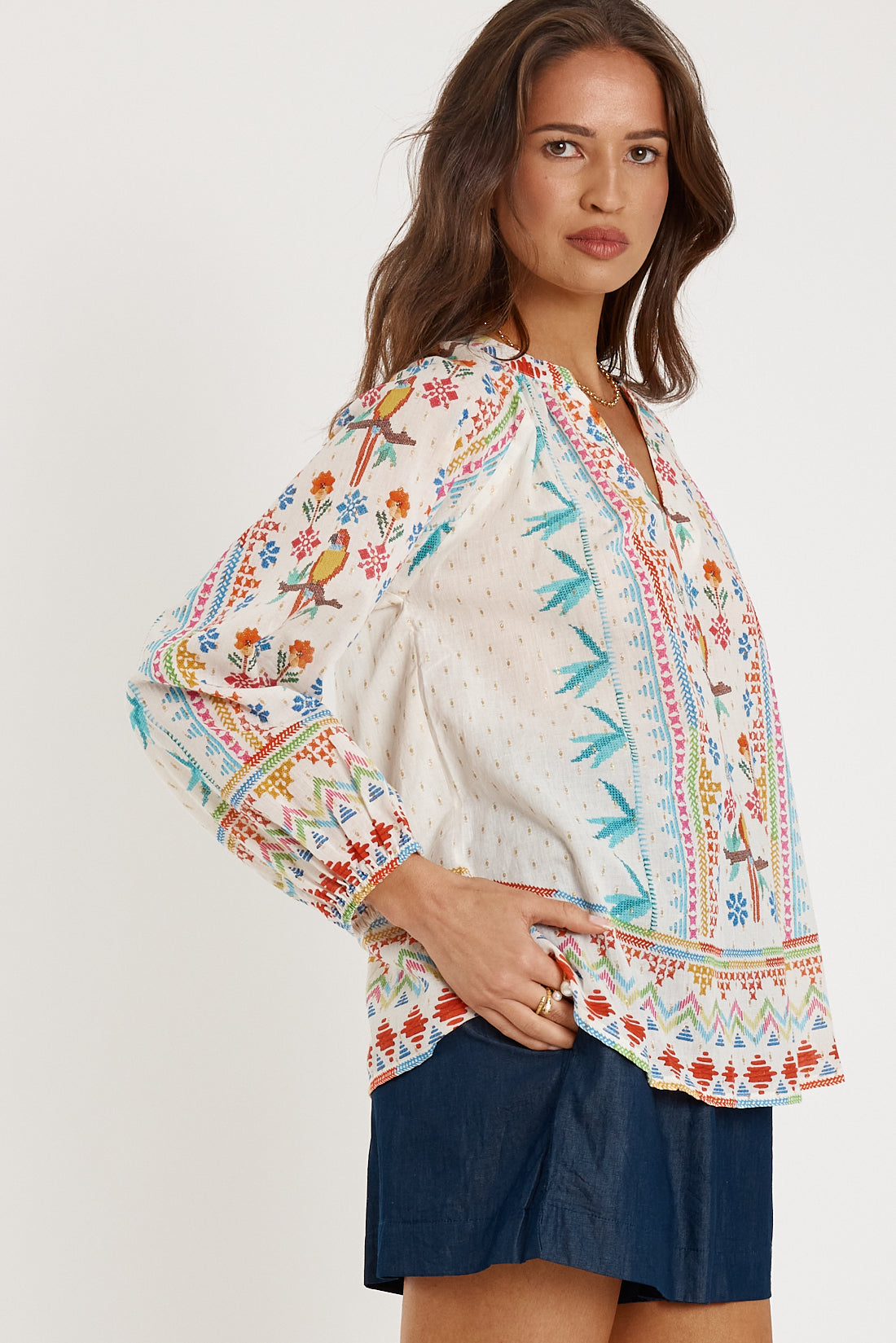 Ruby Ya Ya BISCAY Shirt in White