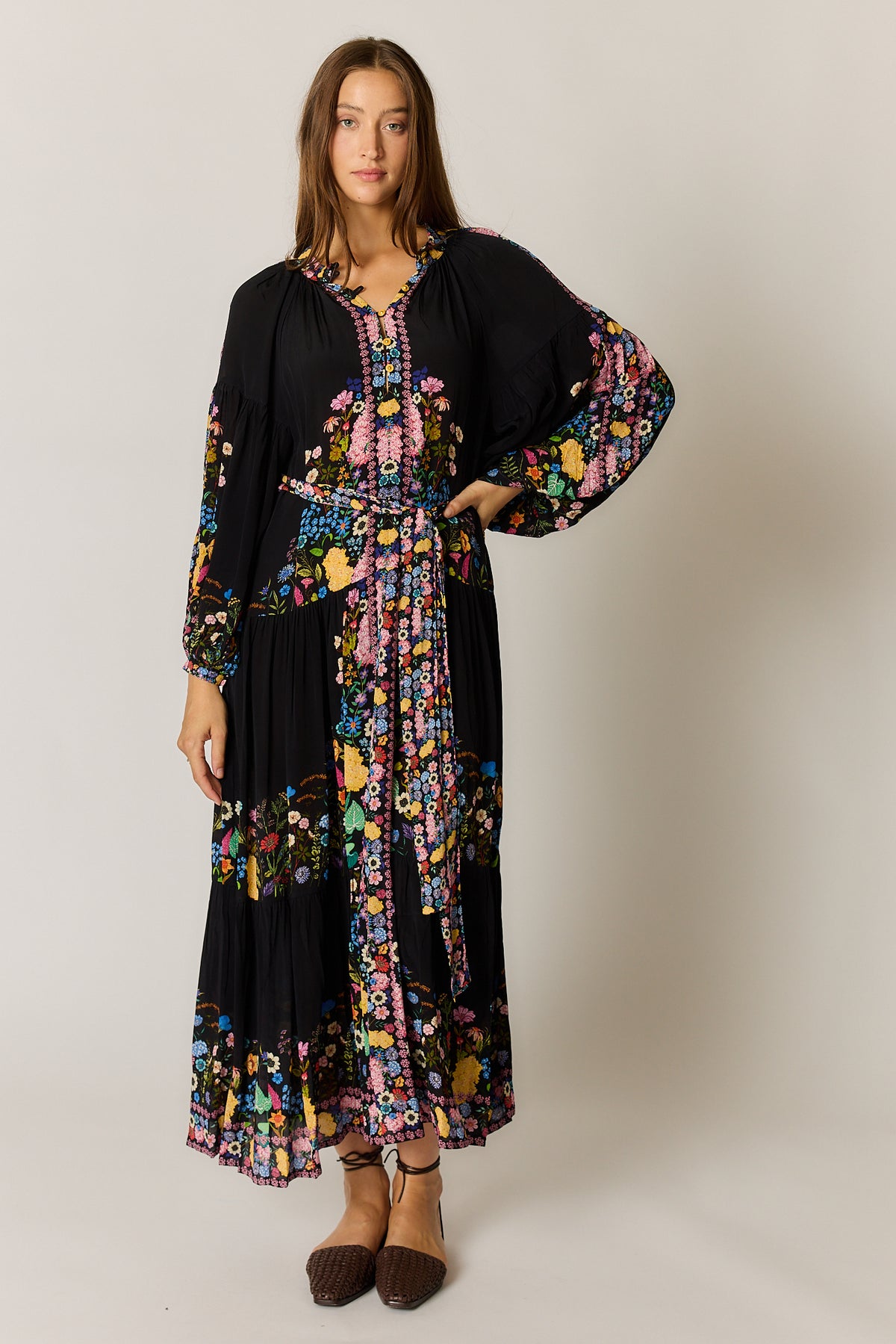 Ruby Ya Ya DELICIA Maxi Dress in Black