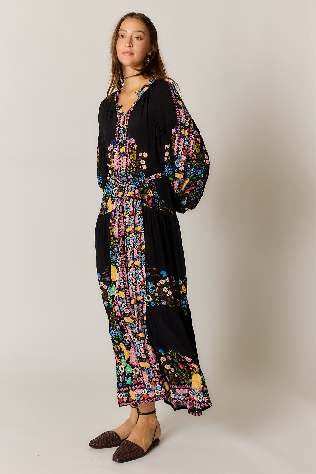 Ruby Ya Ya DELICIA Maxi Dress in Black