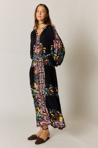 Ruby Ya Ya DELICIA Maxi Dress in Black