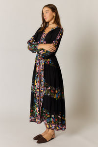 Ruby Ya Ya DELICIA Maxi Dress in Black