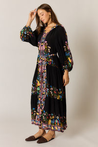 Ruby Ya Ya DELICIA Maxi Dress in Black