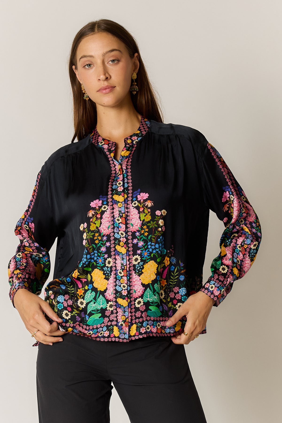 Ruby Ya Ya DELICIA Shirt in Black