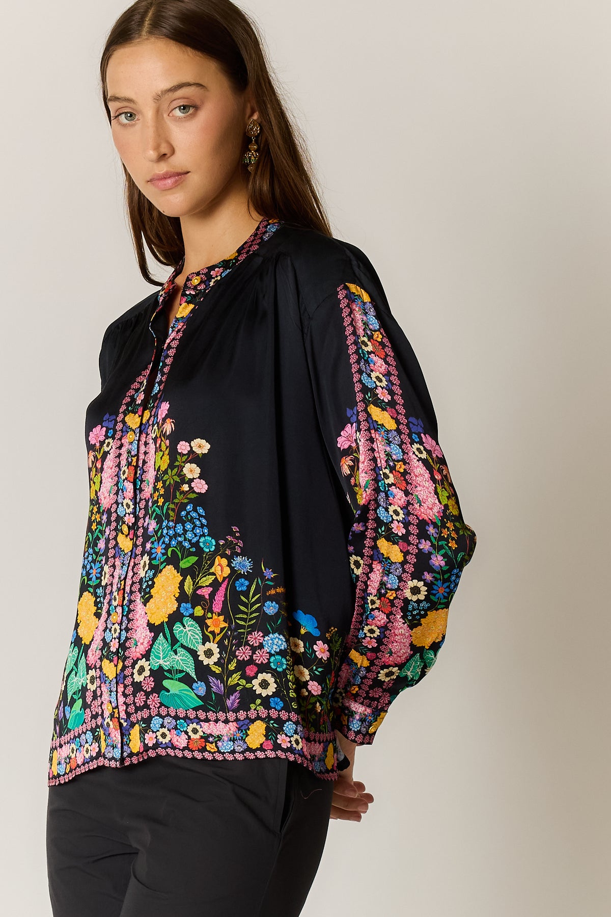 Ruby Ya Ya DELICIA Shirt in Black