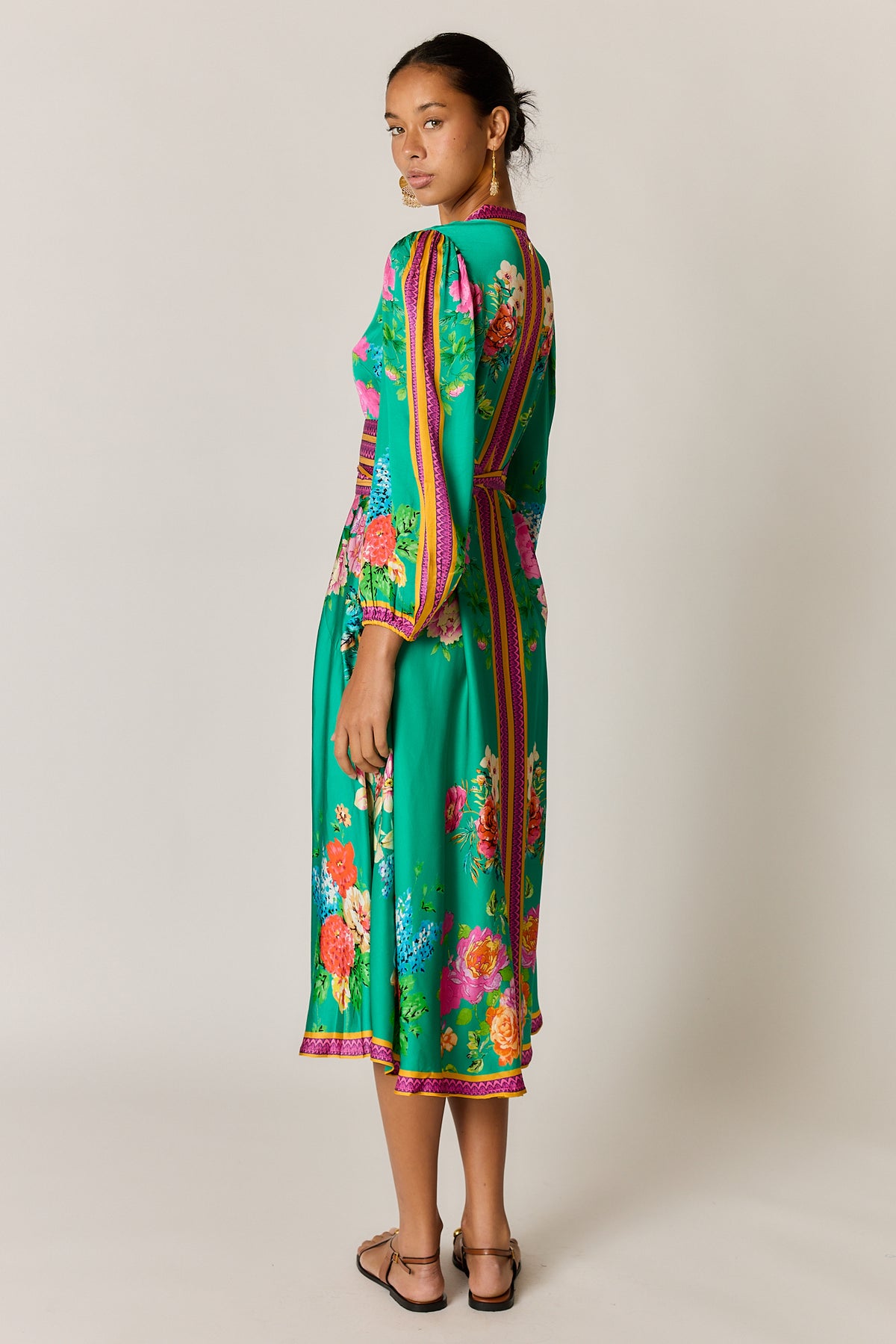 Ruby Ya Ya LIBERTE Maxi Dress in Green