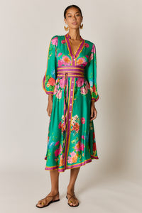 Ruby Ya Ya LIBERTE Maxi Dress in Green
