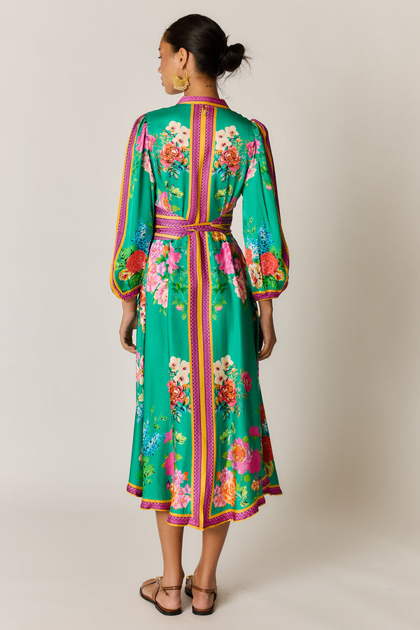 Ruby Ya Ya LIBERTE Maxi Dress in Green