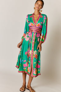 Ruby Ya Ya LIBERTE Maxi Dress in Green