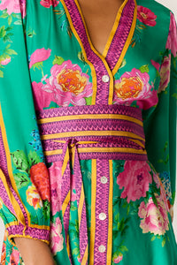 Ruby Ya Ya LIBERTE Maxi Dress in Green