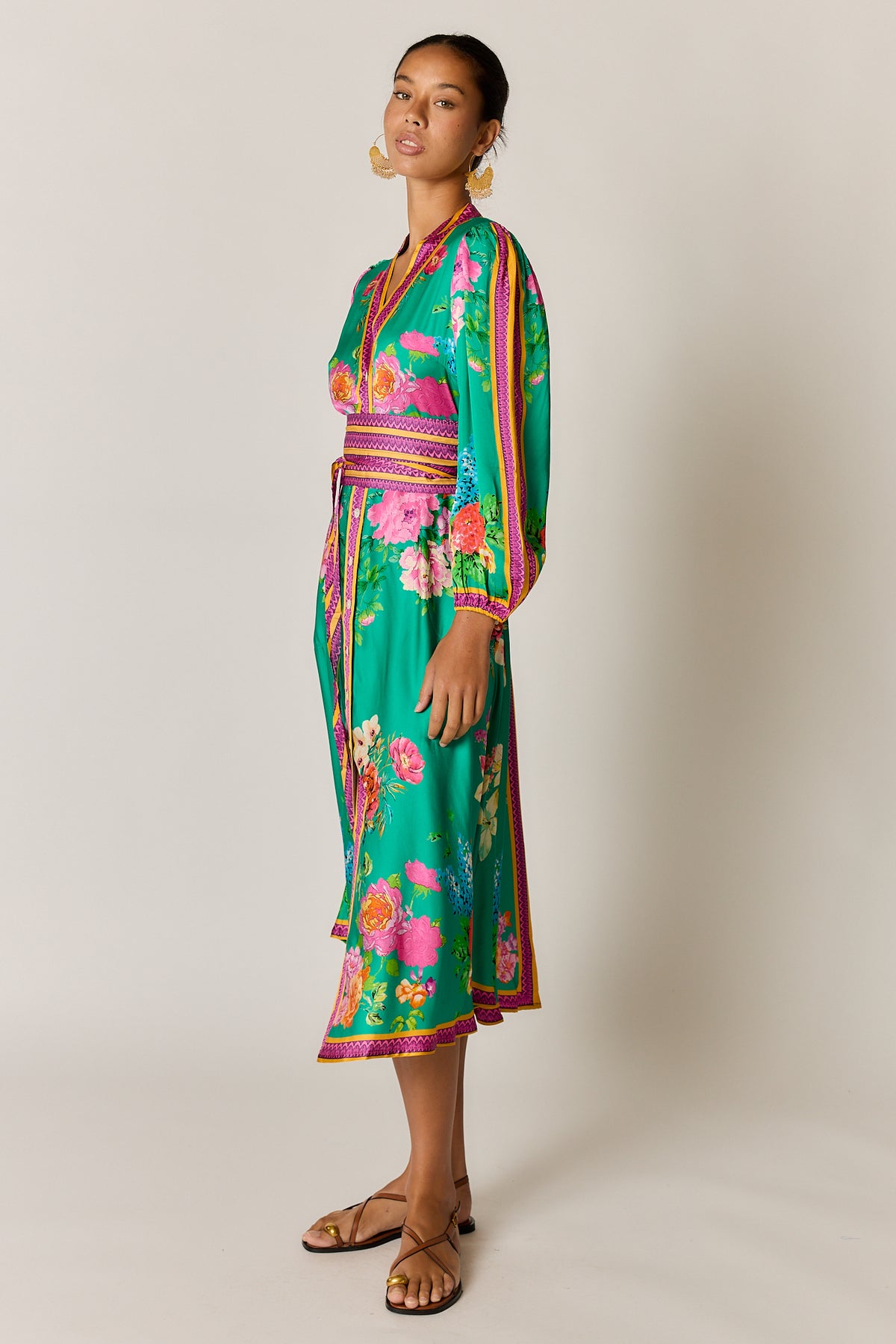 Ruby Ya Ya LIBERTE Maxi Dress in Green