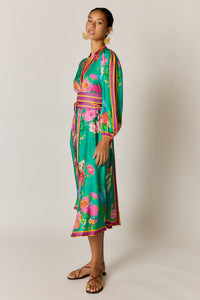 Ruby Ya Ya LIBERTE Maxi Dress in Green