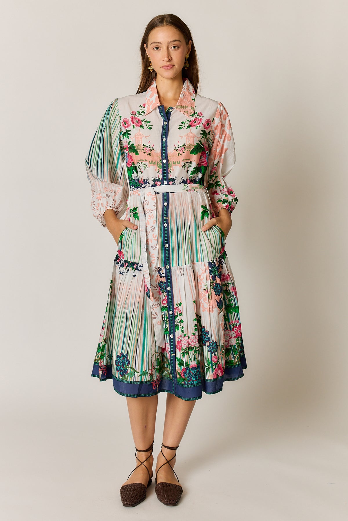 Ruby Ya Ya ROSEANNE Midi Dress