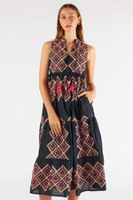 Ruby Ya Ya ST BARTH Maxi in Black