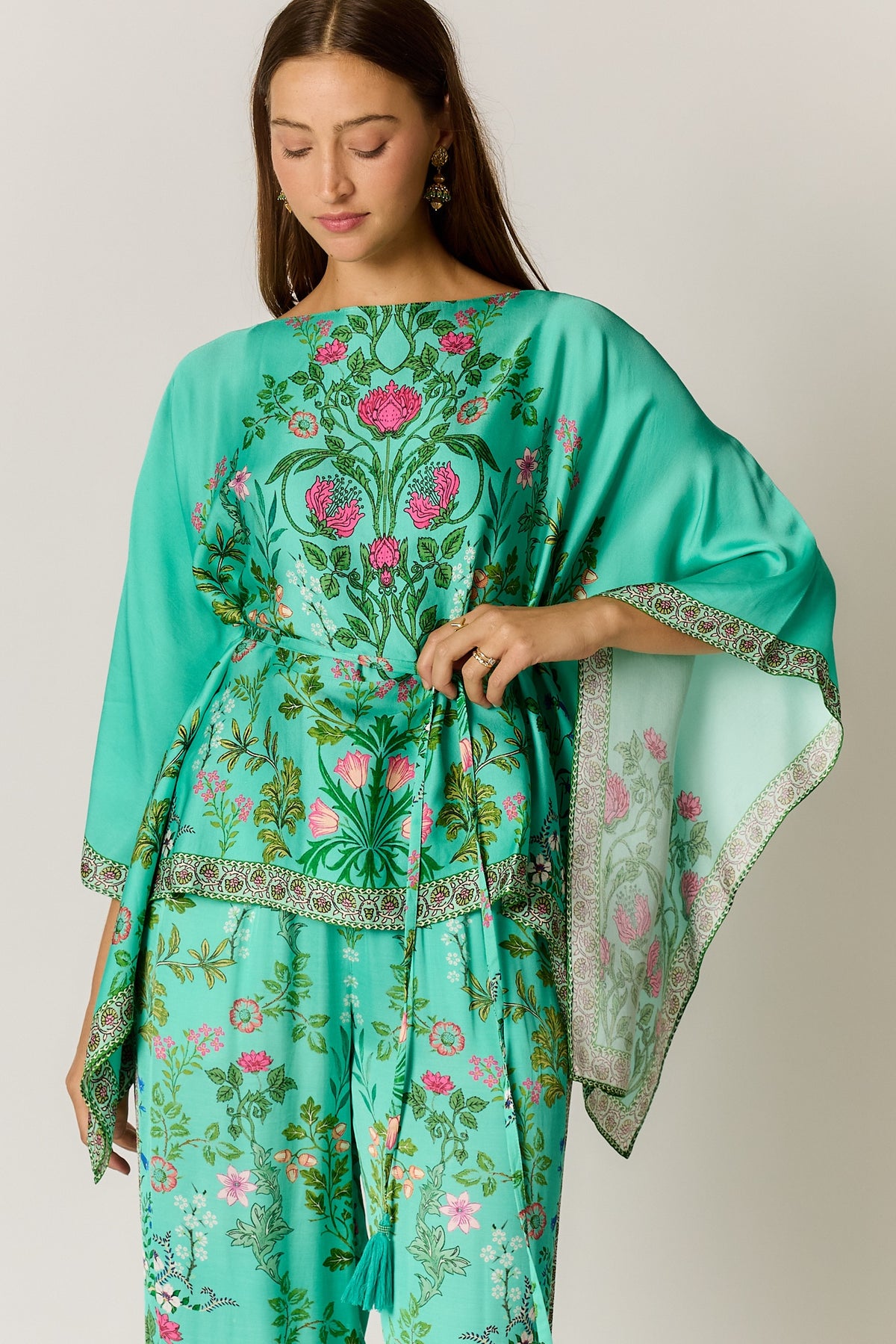 Ruby Ya Ya TATIANA Poncho in Green