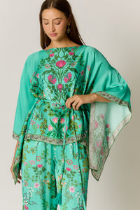 Ruby Ya Ya TATIANA Poncho in Green
