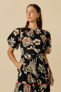 Ruby Ya Ya TUCAN Maxi Dress in Black