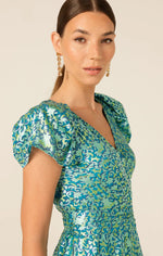 Sacha Drake Siren Sea Maxi Wrap in Aqua Turquoise