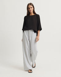 Yarra Trail SKYE Top in Black
