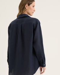 Yarra Trail Tirari Shirt in Navy
