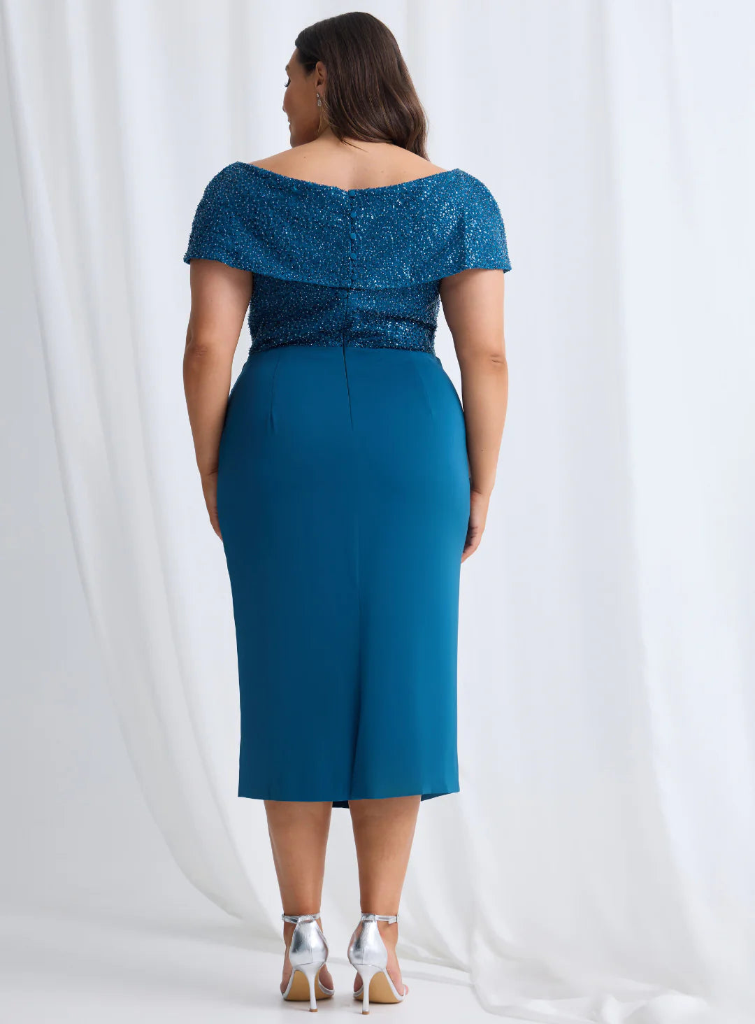 Trellis Lane VERONICA Midi in Teal