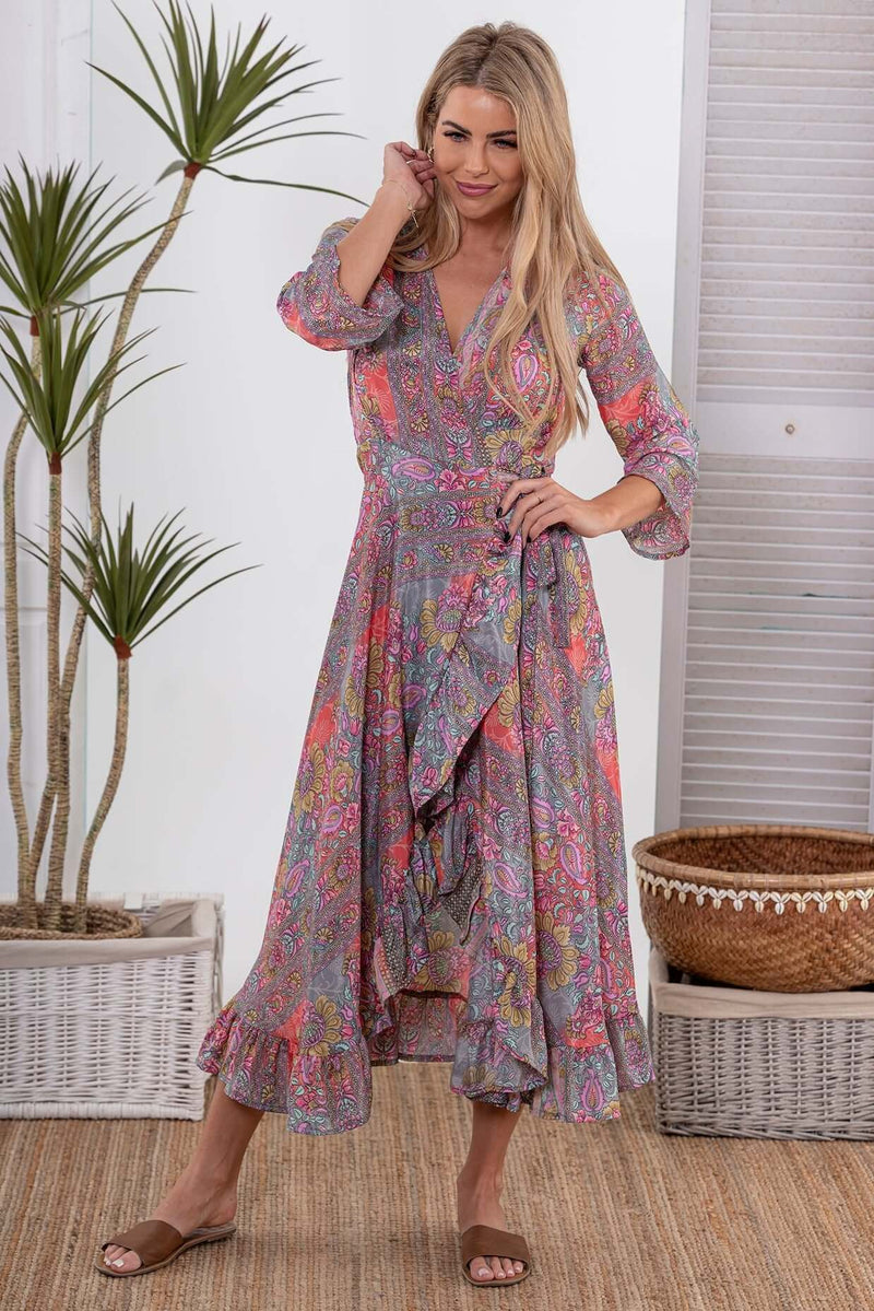 Cienna Ryla Wrap Dress