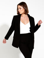 Fate & Becker Upper East Stretch Blazer in Black