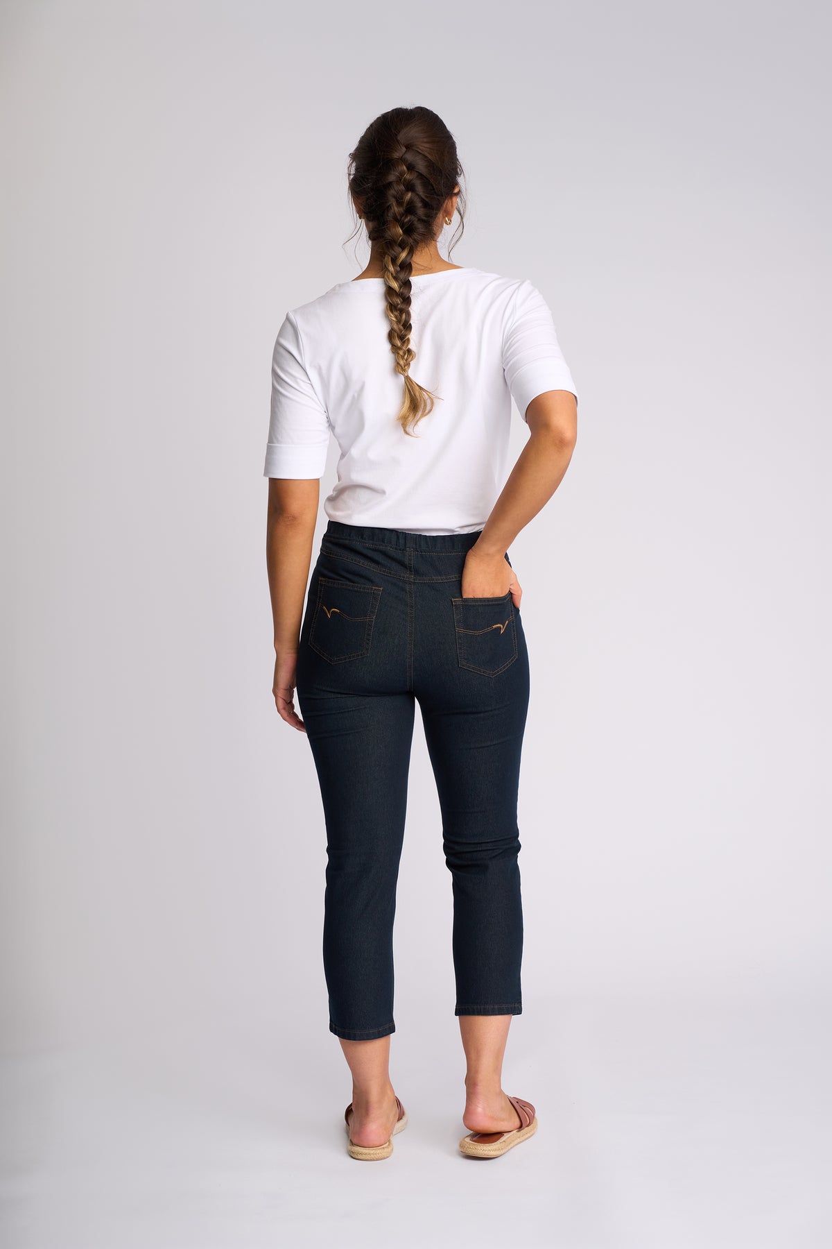 Vassalli HARBOUR 7/8 Pant in Indigo Denim 271CS