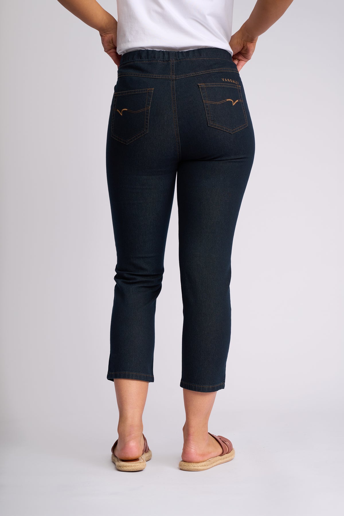 Vassalli HARBOUR 7/8 Pant in Indigo Denim 271CS