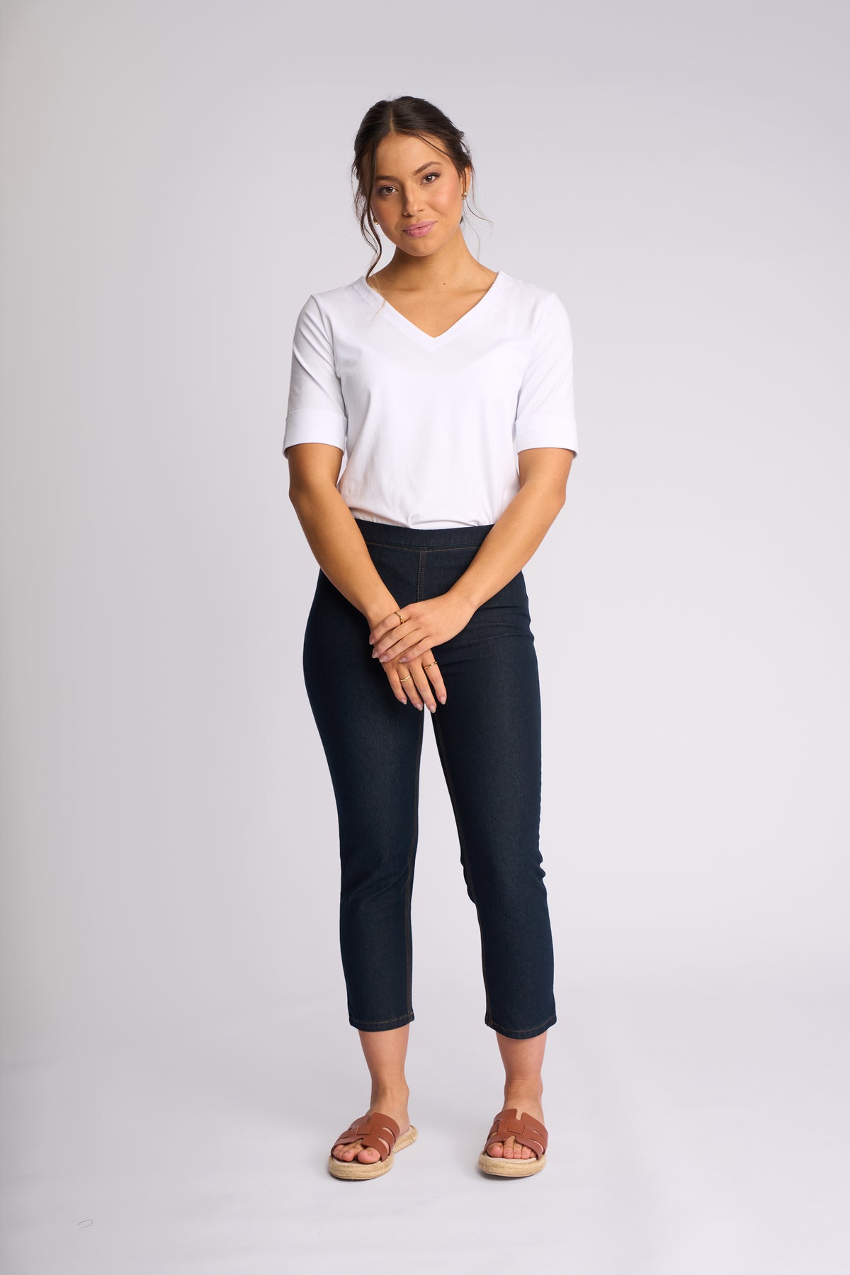 Vassalli HARBOUR 7/8 Pant in Indigo Denim 271CS