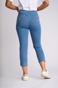 Vassalli HARBOUR 7/8 Pant in Light Denim 271CS