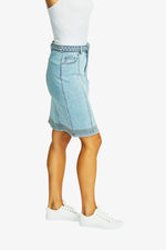 Ping Pong Amelia Denim Skirt in Pale Denim