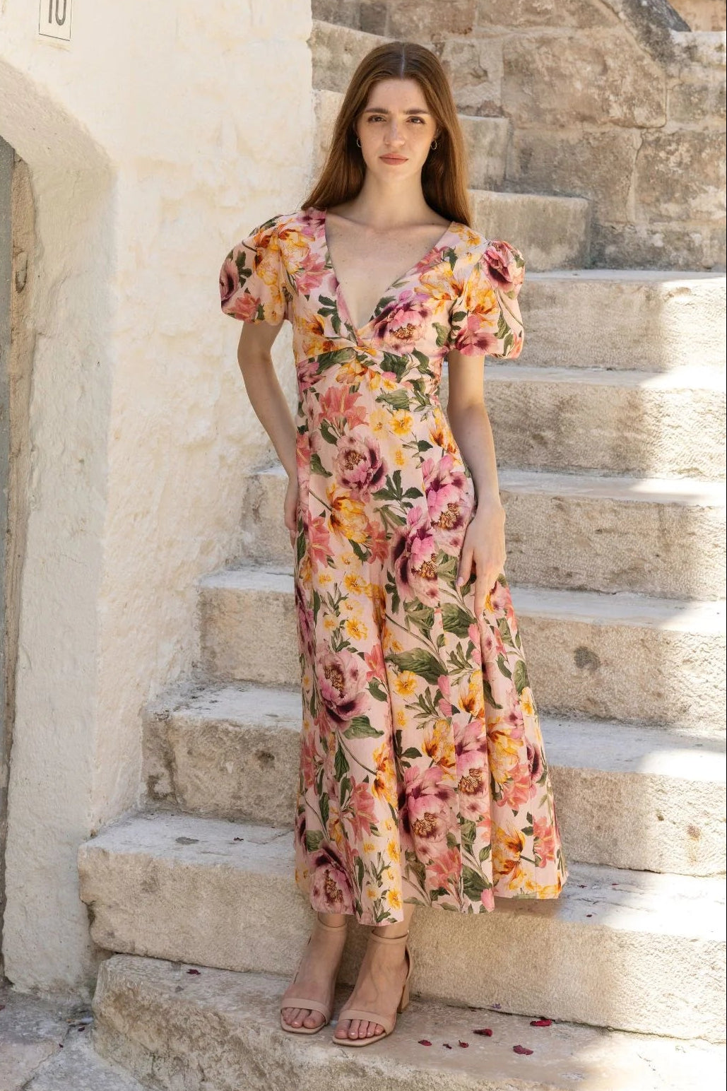 Kachel MIA Midi in Whispering Peonies