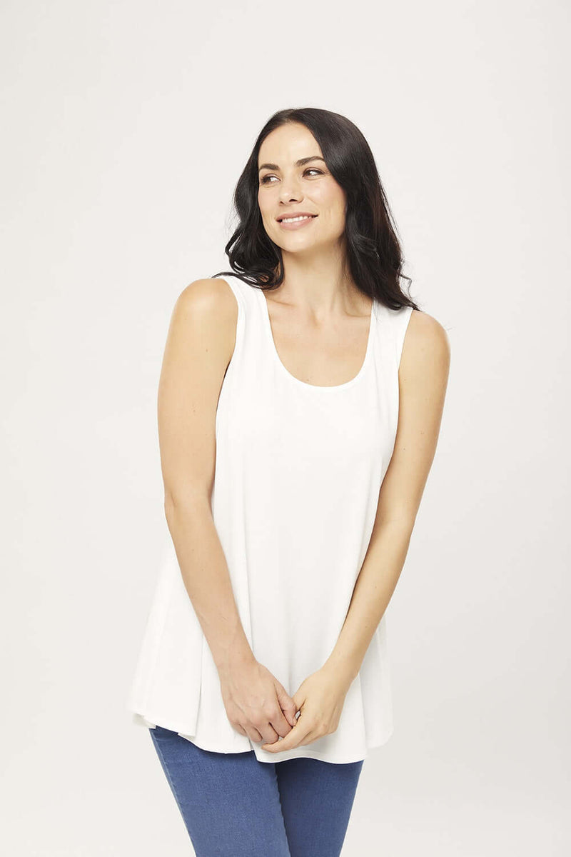 Philosophy LAYER Swing Tunic in Ivory PhilosophyBlack, cami, Philosophy, Philosophy S20, top, tunic