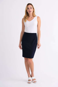 Joseph Ribkoff Essential Short Pencil Skirt in Midnight 153071 Joseph Ribkoffessential, essentials, Jersey, Joseph Ribkoff, midnight, pencil skirt, ribkoff essential, ribkoff essentials, Ribkoff Midnight, skirt