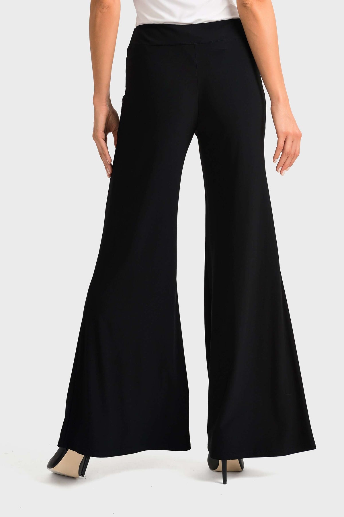 Joseph Ribkoff Essential Wide Leg Pant in Black 161096 Joseph RibkoffAu Naturel, Black, black culotte, black pant, culottes, essential, Joseph Ribkoff, ribkoff essentials, wide leg pant