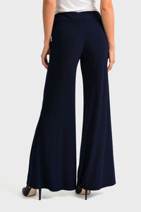Joseph Ribkoff Essential Wide Leg Pant in Midnight 161096 Joseph RibkoffBlack, black culotte, black pant, culottes, essential, Joseph Ribkoff, ribkoff essentials, Ribkoff Midnight, wide leg pant, Yacht Club