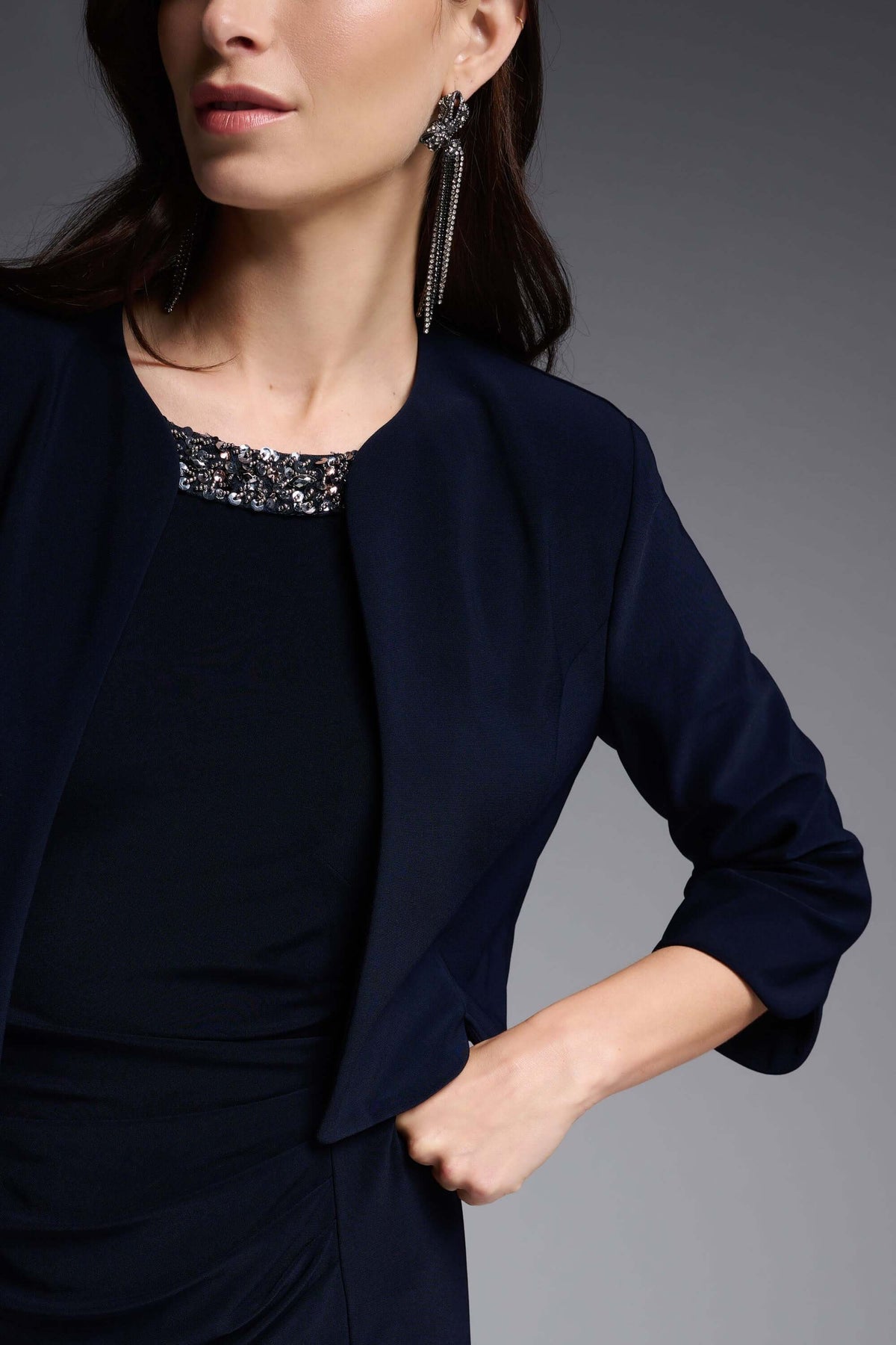Signature by Joseph Ribkoff Bolero in Midnight 231736