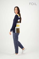 Foil Star Influence Sweater in Equinox FoilFO6408, foil, Foil W21, Knit, new zealand, top