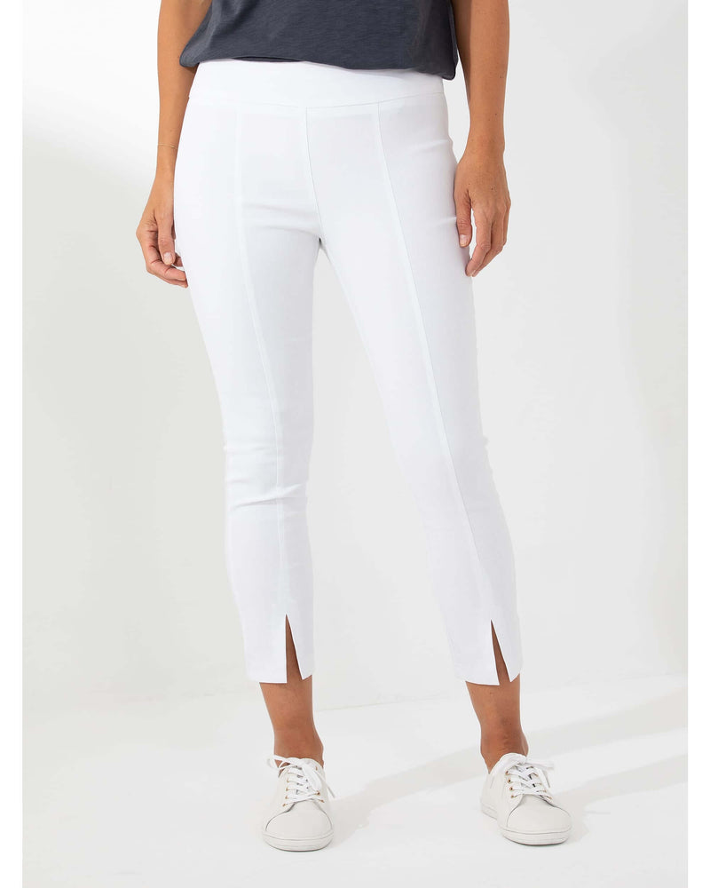 Marco Polo Bengaline Pant in White Marco Polomarco polo, Marco Polo 3/4 bengaline pant, marco yarra, mp s21, pant, pants, yarra trail, YTMS28059