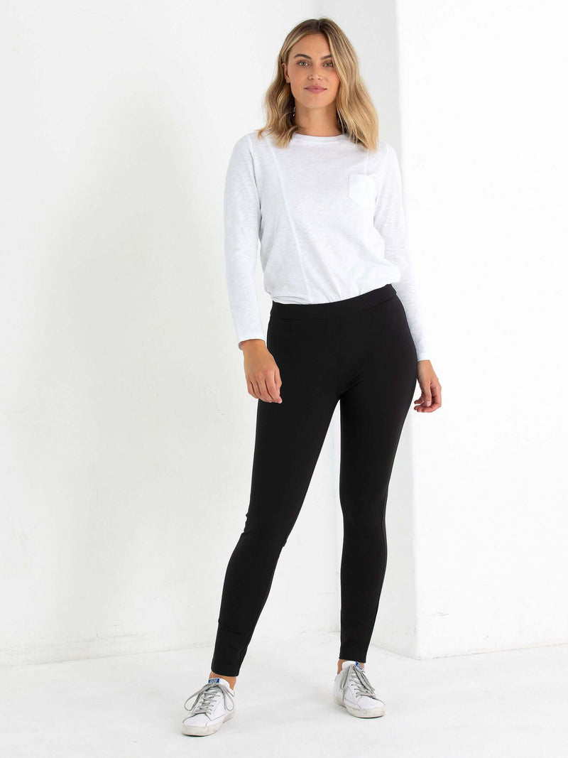 Marco Polo Ponte Legging in Black Marco PoloBlack, marco polo, pant, ponte, ponti, yarra trail