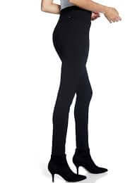 UP! 28 Inch Ponte Illusion Legging in Black 66024UP