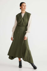 Brave + True Amalita Dress in Deep Moss