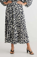Brave + True Alias Pleated Skirt in Tulum BT6876-1