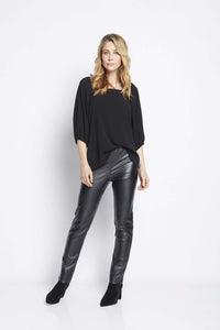 Philosophy RAVEN Coated Pull On Pant in Black