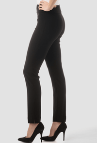Joseph Ribkoff Essential Side Split Pant 144092 Joseph RibkoffBlack, essential, essentials, fitted, Jersey, Joseph Ribkoff, pant, pull on, ribkoff essential, ribkoff essentials, slim leg