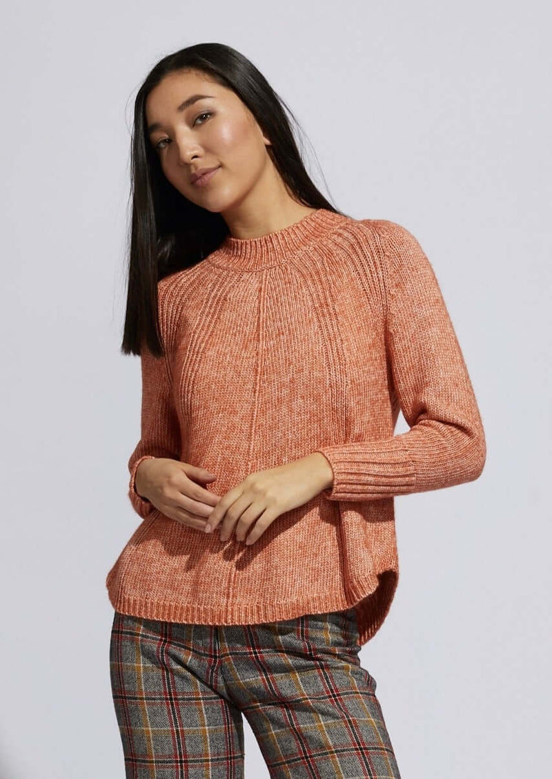 LD & Co Mouline Jumper in Apricot
