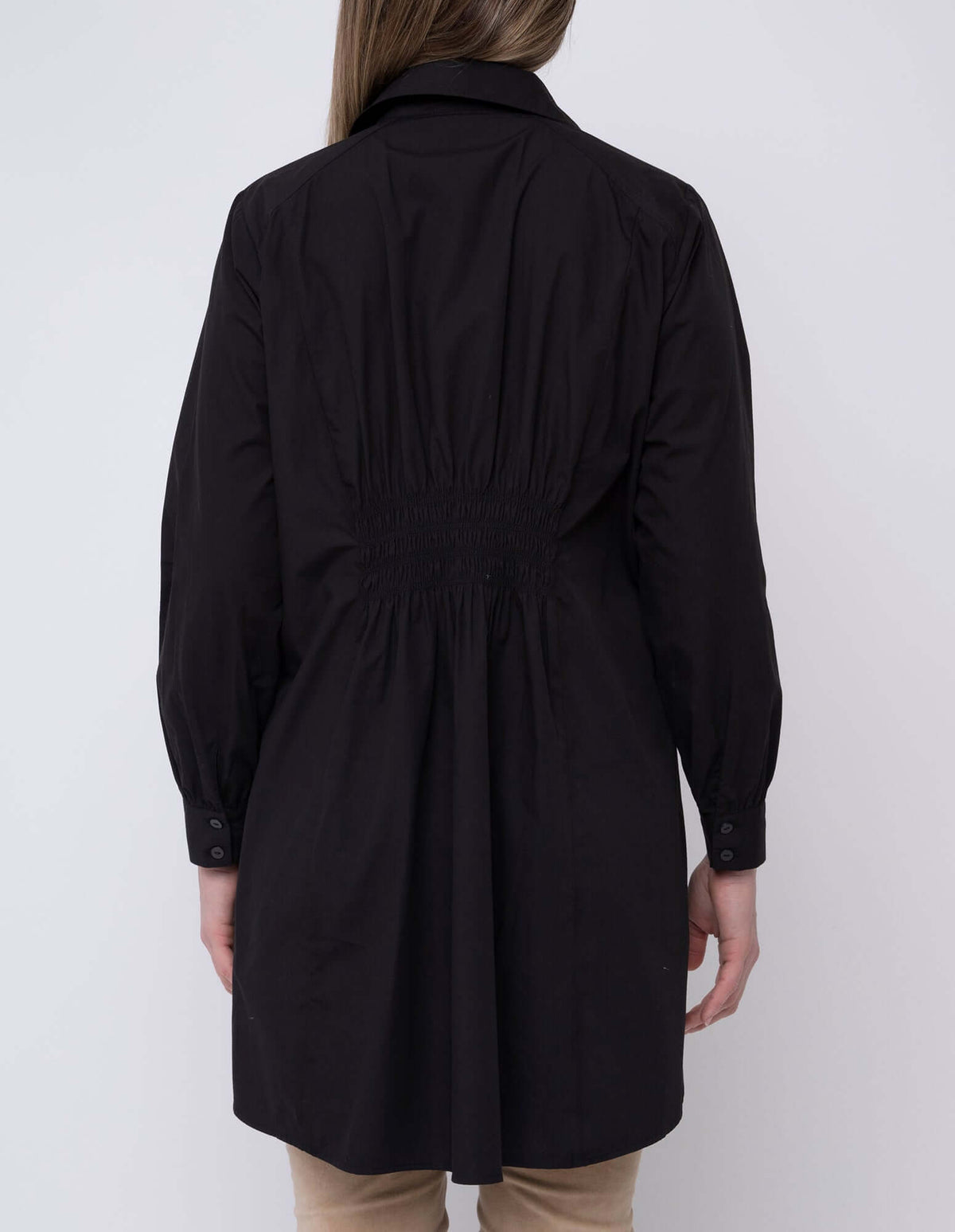 Ping Pong Everyday Poplin Shirt in Black